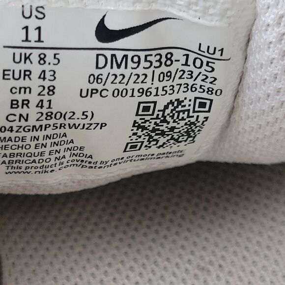 Nike Air Max Heel System Womens Sz 11 Summit White Ocean Bliss Shoes DM9538-105. - Picture 6 of 7